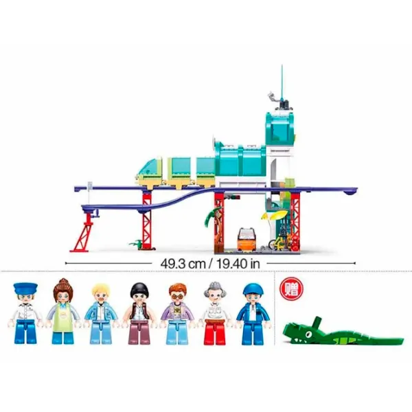 Constructor Sluban Central Train Station Clasic/ White photo 4 Constructor Sluban Central Train Station Clasic/ White photo 4