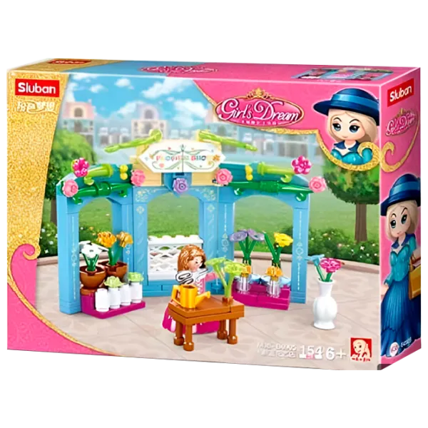 Конструктор Sluban Village Flower Store Классический/ Розовый photo 1