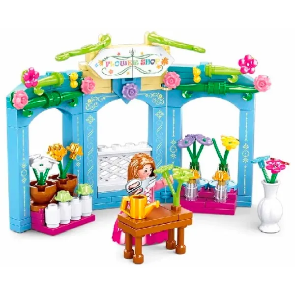 Конструктор Sluban Village Flower Store Классический/ Розовый photo 2