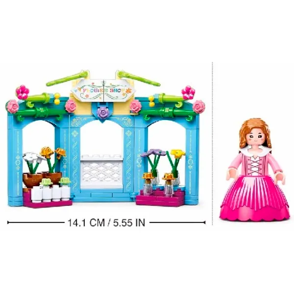 Конструктор Sluban Village Flower Store Классический/ Розовый photo 3