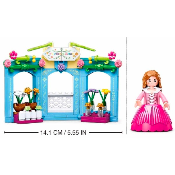 Конструктор Sluban Village Flower Store Классический/ Розовый photo 3