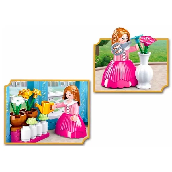 Конструктор Sluban Village Flower Store Классический/ Розовый photo 4