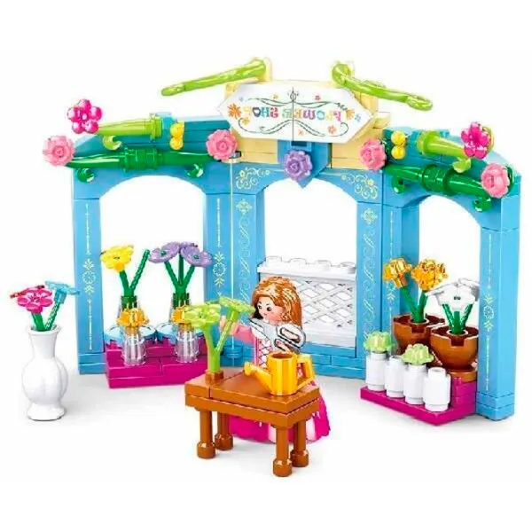 Конструктор Sluban Village Flower Store Классический/ Розовый photo 5