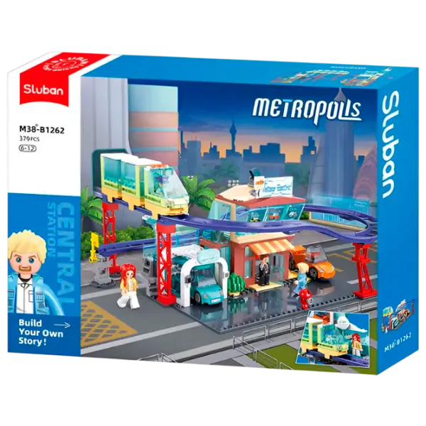 Конструктор Sluban Electric Bus Store Классический/ Разноцветный photo 1 Конструктор Sluban Electric Bus Store Классический/ Разноцветный photo 1