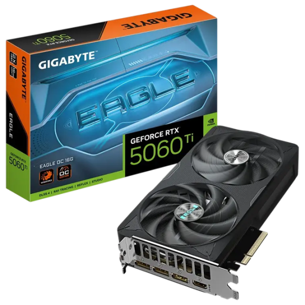 Видеокарта Gigabyte GeForce RTX 5060 Ti EAGLE OC PCI Express x16 5.0 / 16 ГБ photo 10