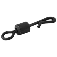 Вертлюг против запутывания Delphin Quick Swap Swivel THE END 10 / Черный