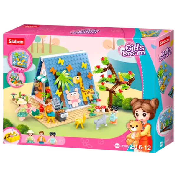 Constructor Sluban Camp Clasic/ Pink photo 1