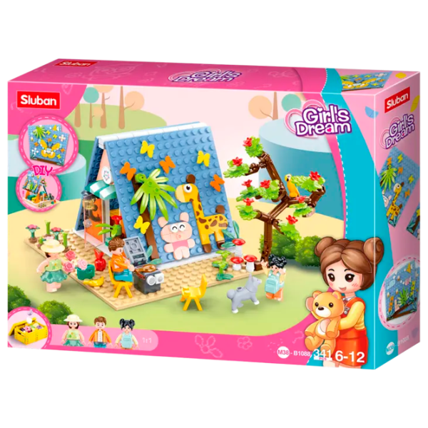 Constructor Sluban Camp Clasic/ Pink photo 1