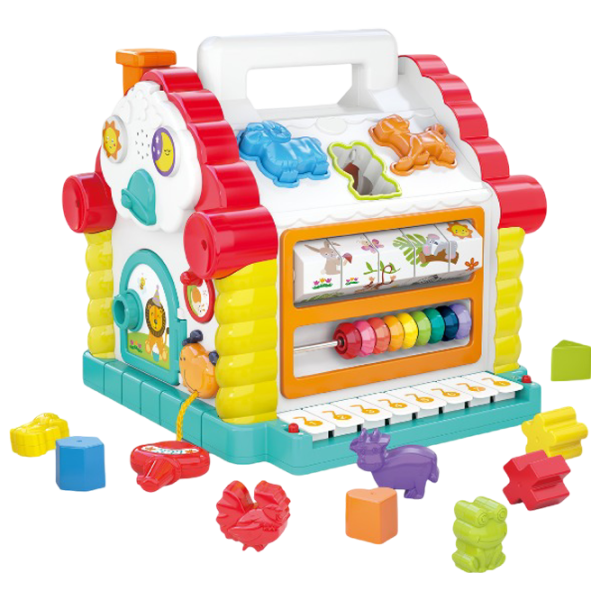 Jucărie interactivă Hola Toys Casuta vesela 739 1+ / White photo 1 Jucărie interactivă Hola Toys Casuta vesela 739 1+ / White photo 1