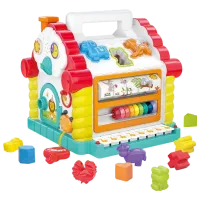 Jucărie interactivă Hola Toys Casuta vesela 739 1+ / White