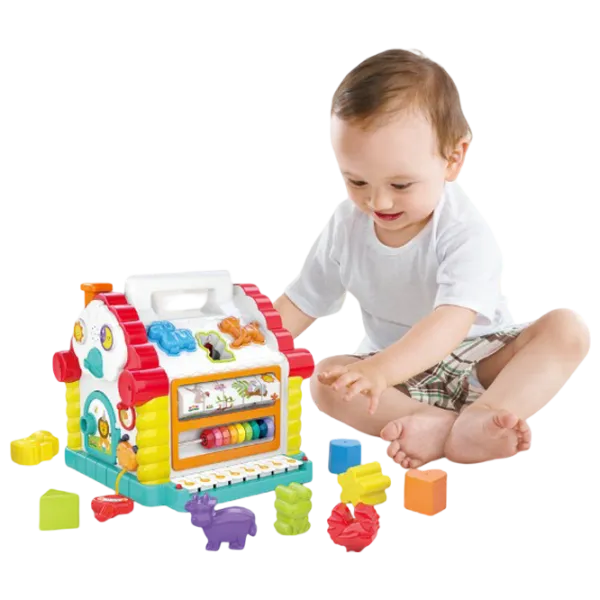 Jucărie interactivă Hola Toys Casuta vesela 739 1+ / White photo 3 Jucărie interactivă Hola Toys Casuta vesela 739 1+ / White photo 3