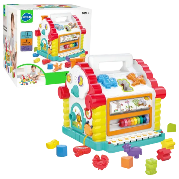 Jucărie interactivă Hola Toys Casuta vesela 739 1+ / White photo 4 Jucărie interactivă Hola Toys Casuta vesela 739 1+ / White photo 4