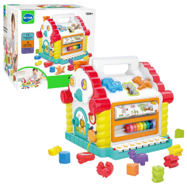 Jucărie interactivă Hola Toys Casuta vesela 739 1+ / White photo 4 Jucărie interactivă Hola Toys Casuta vesela 739 1+ / White photo 4