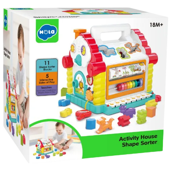 Jucărie interactivă Hola Toys Casuta vesela 739 1+ / White photo 5 Jucărie interactivă Hola Toys Casuta vesela 739 1+ / White photo 5