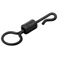 Вертлюг против запутывания Delphin Quick Swap Heli THE END 10 / Черный