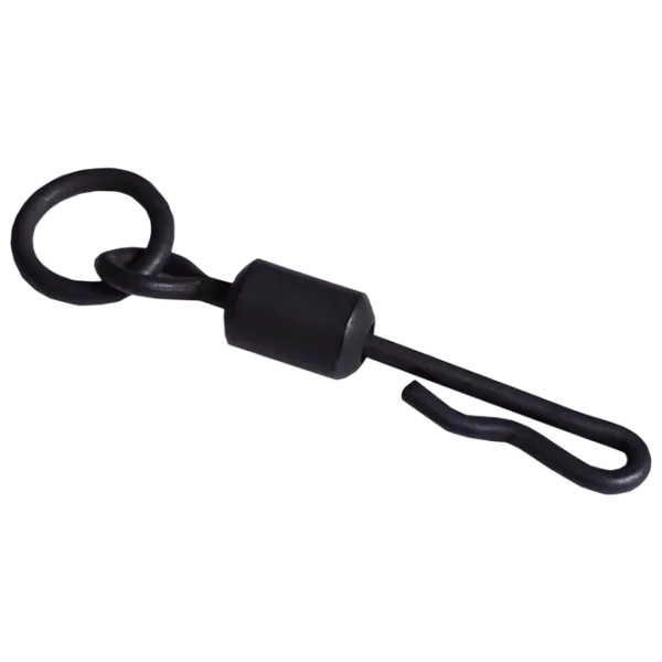 Вертлюг с застежкой Ridge Monkey Quick Change Heli Ring Swivel 10 / Черный photo 1