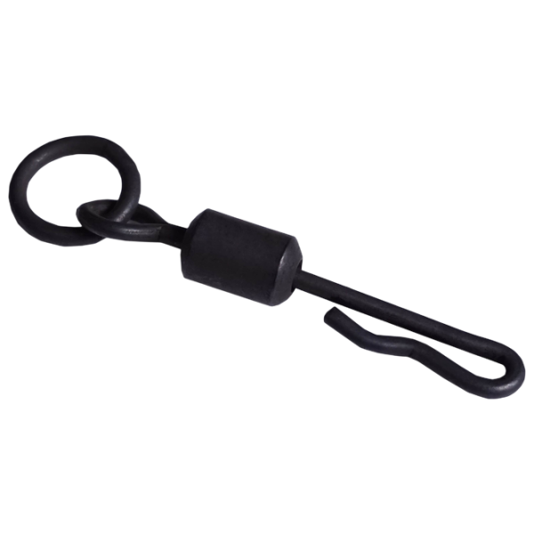 Вертлюг с застежкой Ridge Monkey Quick Change Heli Ring Swivel 10 / Черный photo 1