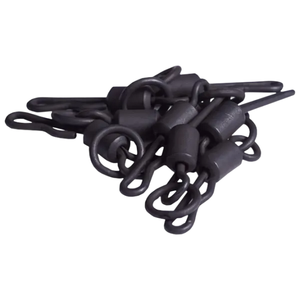Вертлюг с застежкой Ridge Monkey Quick Change Heli Ring Swivel 10 / Черный photo 2