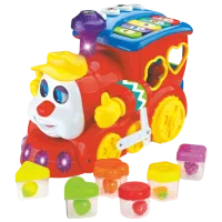 Jucărie interactivă Hola Toys Trenuț 556 1+ / Red
