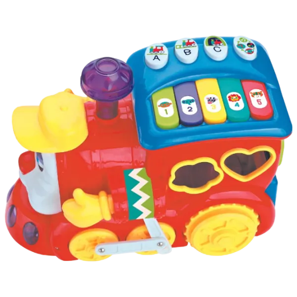 Jucărie interactivă Hola Toys Trenuț 556 1+ / Red photo 2 Jucărie interactivă Hola Toys Trenuț 556 1+ / Red photo 2