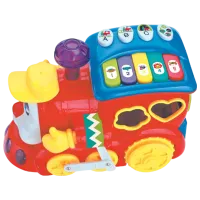 Jucărie interactivă Hola Toys Trenuț 556 1+ / Red photo 2