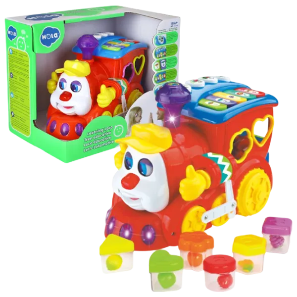 Jucărie interactivă Hola Toys Trenuț 556 1+ / Red photo 7 Jucărie interactivă Hola Toys Trenuț 556 1+ / Red photo 7