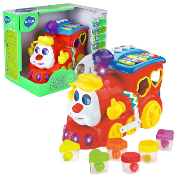 Jucărie interactivă Hola Toys Trenuț 556 1+ / Red photo 7 Jucărie interactivă Hola Toys Trenuț 556 1+ / Red photo 7