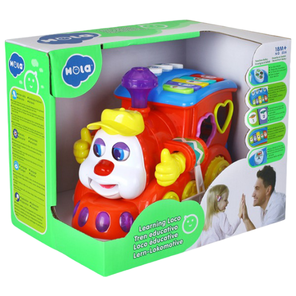 Jucărie interactivă Hola Toys Trenuț 556 1+ / Red photo 8 Jucărie interactivă Hola Toys Trenuț 556 1+ / Red photo 8
