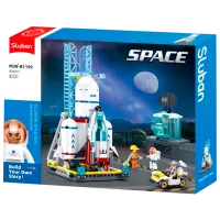 Конструктор Sluban Космодром Космолёт/ Белый