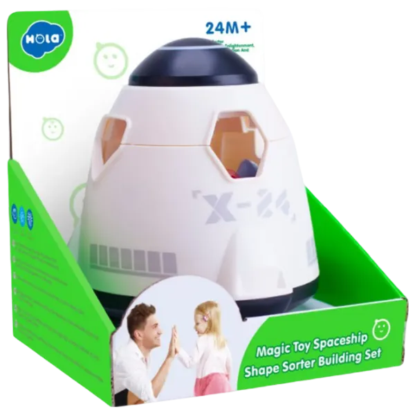 Jucărie interactivă Hola Toys Navă Spațială HA792000 1+ / White photo 3 Jucărie interactivă Hola Toys Navă Spațială HA792000 1+ / White photo 3