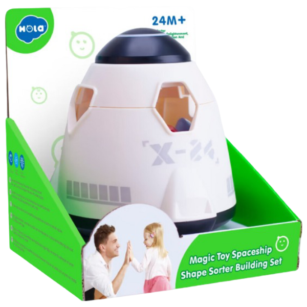 Jucărie interactivă Hola Toys Navă Spațială HA792000 1+ / White photo 3 Jucărie interactivă Hola Toys Navă Spațială HA792000 1+ / White photo 3