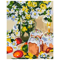 Pictură pe numere BrushMe Amintiri din copilărie. Karina Zimina BS53951 50 x 40 cm / Verticală