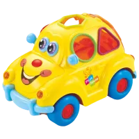 Jucărie interactivă Hola Toys Masina vesela cu fructe 516 1+ / Yellow