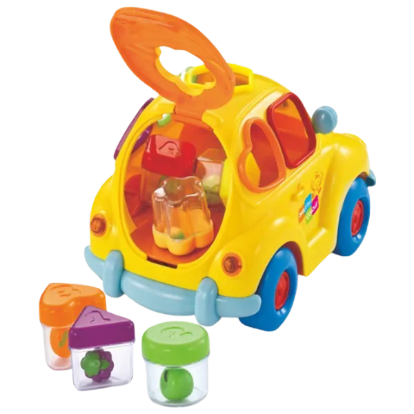 Jucărie interactivă Hola Toys Masina vesela cu fructe 516 1+ / Yellow photo 3 Jucărie interactivă Hola Toys Masina vesela cu fructe 516 1+ / Yellow photo 3
