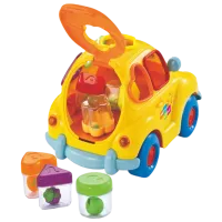 Jucărie interactivă Hola Toys Masina vesela cu fructe 516 1+ / Yellow photo 3