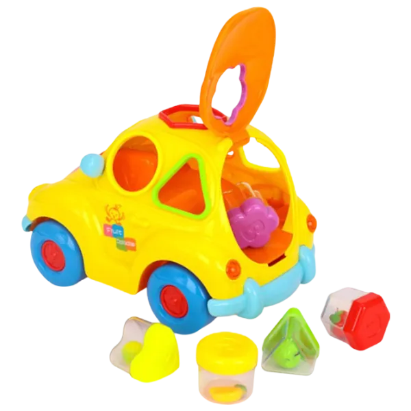 Jucărie interactivă Hola Toys Masina vesela cu fructe 516 1+ / Yellow photo 4 Jucărie interactivă Hola Toys Masina vesela cu fructe 516 1+ / Yellow photo 4