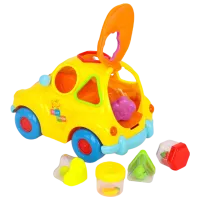 Jucărie interactivă Hola Toys Masina vesela cu fructe 516 1+ / Yellow photo 4