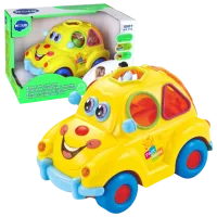 Jucărie interactivă Hola Toys Masina vesela cu fructe 516 1+ / Yellow photo 5
