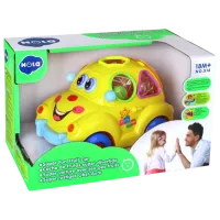Jucărie interactivă Hola Toys Masina vesela cu fructe 516 1+ / Yellow photo 6