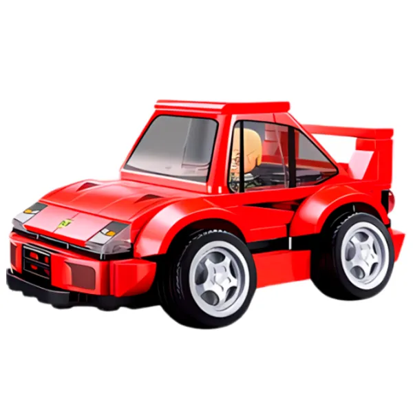 Constructor Sluban Automobil de oraș Mașină/ Multicolor photo 4