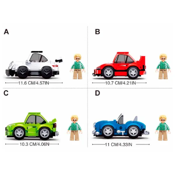 Constructor Sluban Automobil de oraș Mașină/ Multicolor photo 7