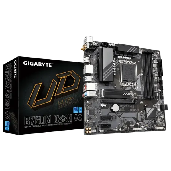 Материнская плата Gigabyte B760M DS3H AX micro ATX / Intel B760M photo 5