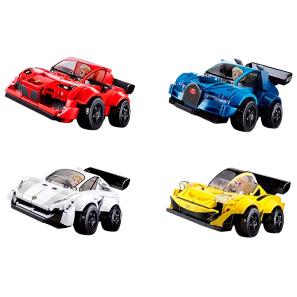 Constructor Sluban Supercar Mașină/ Multicolor photo 1