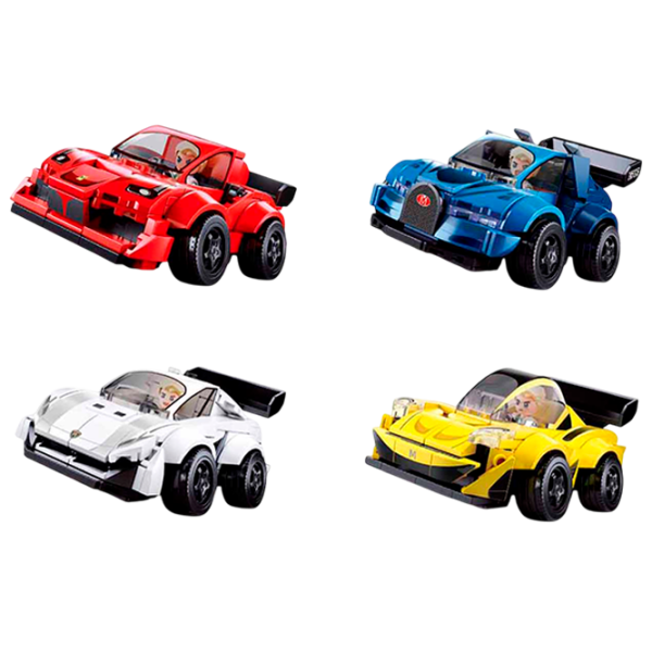 Constructor Sluban Supercar Mașină/ Multicolor photo 1