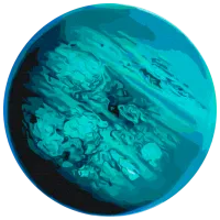 Pictură pe numere BrushMe Uranus RC00089FC 30 x 30 cm / Verticală