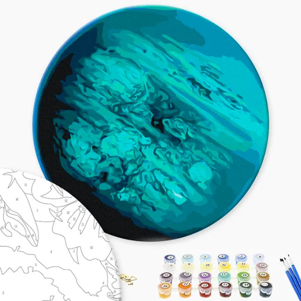 Pictură pe numere BrushMe Uranus RC00089FC 30 x 30 cm / Verticală photo 3 Pictură pe numere BrushMe Uranus RC00089FC 30 x 30 cm / Verticală photo 3