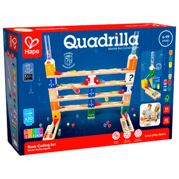 Конструктор Hape Basic Coding Set Творческий/ Коричневый photo 1