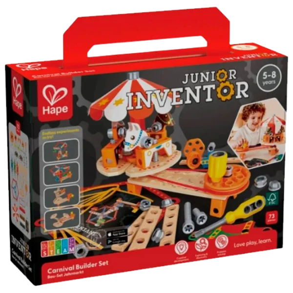 Конструктор Hape Carnival Builder Set Творческий/ Коричневый photo 1