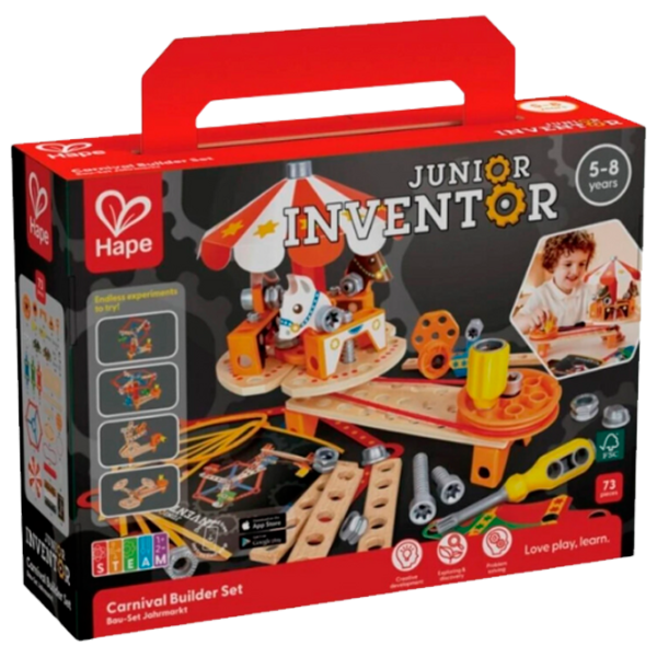 Конструктор Hape Carnival Builder Set Творческий/ Коричневый photo 1