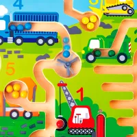 Интерактивная игрушка Hape Magnet pen Construction & Number Maze E1713 24 месяца / Разноцветный Зеленый photo 3